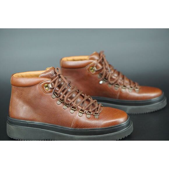 Allen Edmonds Knox High Brown Leather Sneaker Boot Size 9 New Ultralight $475 main image 7